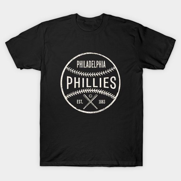 Vintage Philadelphia Phillies by Buck Tee T-Shirt by Buck Tee